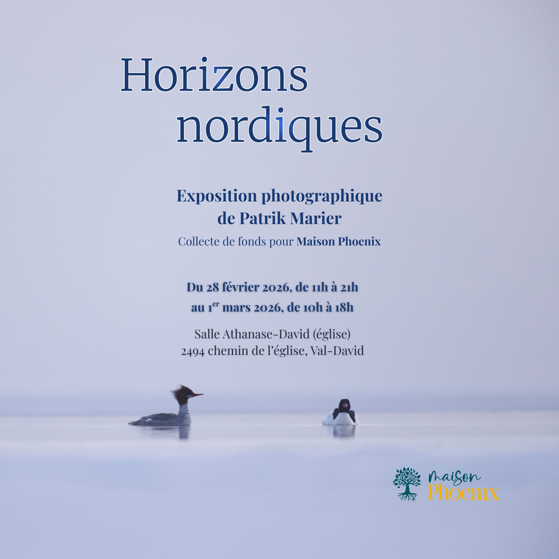 Expo photo au profit de Maison Phoenix